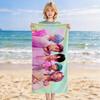 Pastel Vibes Stylish Digital Printing Beach Towel Quick‑Drying Absorbent Blanket for Beach Pool Gym Travel