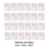 3.2ml Artists Half Pans Plastic Watercolor Paint Grid Paint Palette Painting Supplies Art Supplies