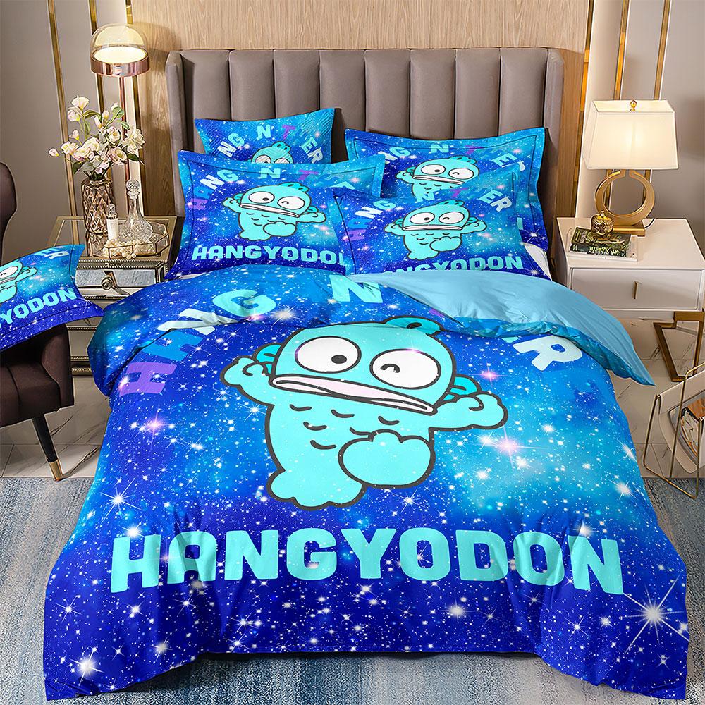 Комплекты постельного белья Hangyodon Sanrio Одеяло Пододеяльник Наволочка Комплекты из 2-3 предметов Подарки для подростков и детей