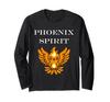 Humor Phoenix Animals Simple Fire Bird Spirit Phoenix Long Sleeve T-Shirt