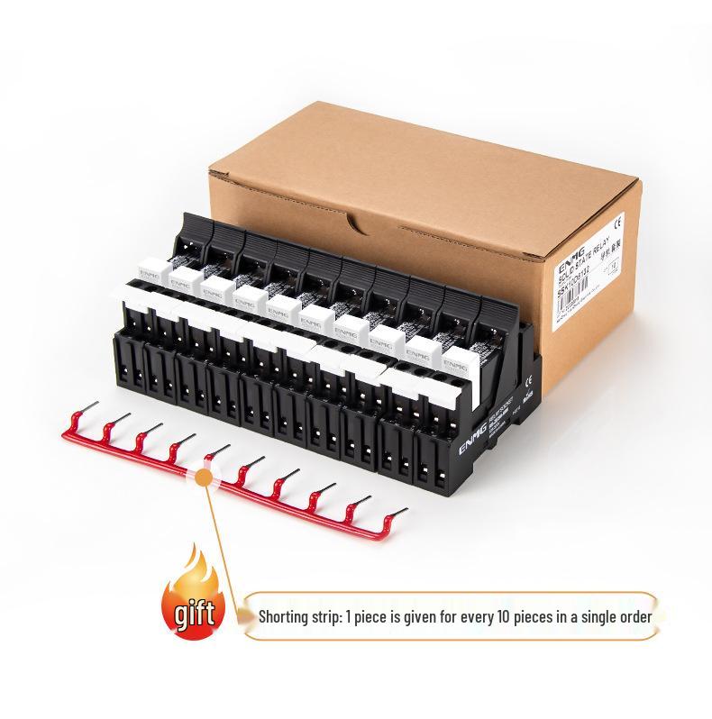 Твердотельное реле Enjue для DIN-рейки SSK10D6132: Управление постоянным током 5~24 В, переменным током 220 В