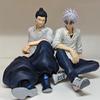 10CM Jujutsu Kaisen Animation Satoru Gojo & Geto Suguru Yumemirize Sitting Posture Action Figure Genuine Miniature Figurine Plaything
