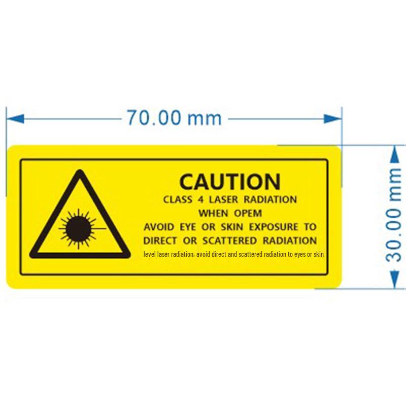 Laser Marking Warning Sign - Individual Labels Available