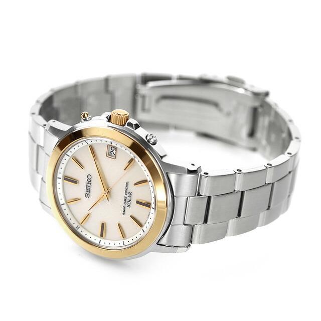SEIKO Часы SBTM170 Мужские, на солнечной батарее, радиоуправляемые