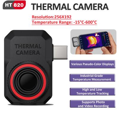 Тепловизионная камера HT820 256x192 для ремонта инфракрасного тепловизора Android с функцией отслеживания высоких/низких температур