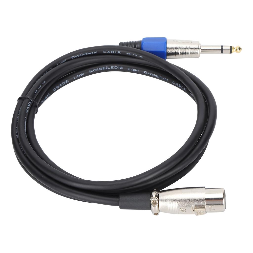 JORINDO JD6015 XLR Female to 6.35mm Jack Balanced Signal Cable XLR to 1 4 Inch Microphone Cable 2 M
