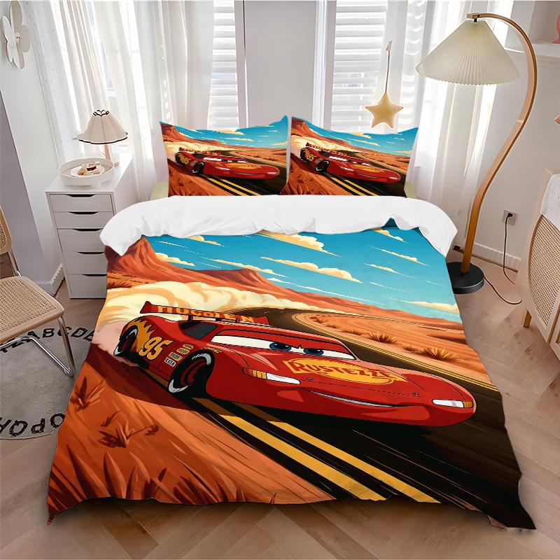 3Pcs Rusteze Mcqueen Bedding Sets For All Sizes New 3D Printed Bed Cover Comforter Duvet Cover Pillowcase Bedroom Decoration