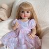 55 CM 22 Inch Reborn Dolls Realistic Full Silicone Baby Bebe Vinyl Newborn Girl Doll Princess Toddler Toy Gift