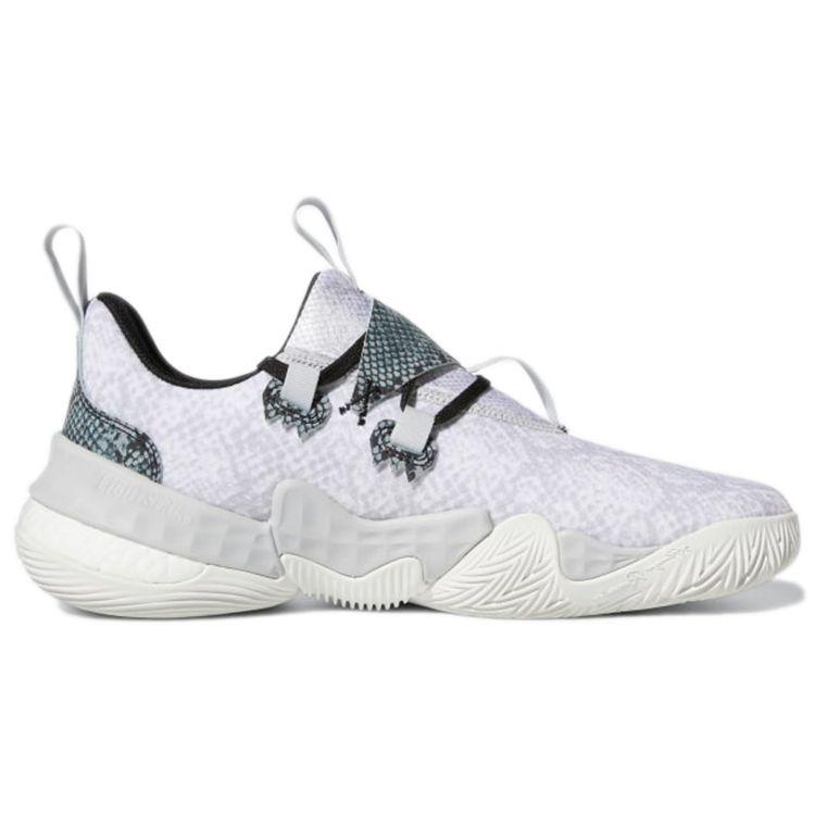adidas Trae Young 1 Snakeskin Мужские кроссовки белые светло-однотонно-серые кристально-белые H67753
