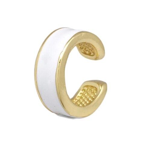 Одинарные серьги-каффы, неоновый зеленый, желтый, яркие флуоресцентные украшения, геометрические круглые U-образные серьги-клипсы без пирсинга, серьги-каффы Aretes