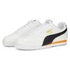 Puma Roma Basic Plus White Black Orange Brick Unisex Sneakers 369571-42