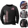 Men'S Printed Sweatshirt Outdoor Ethnic Printed Loose Long Sleeved