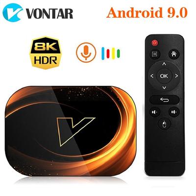 VONTAR X3 8K Android TV Box Amlogic S905X3 Android 9.0 1000M Dual Wifi 4K 60fps Google Player Youtube Set Top Box