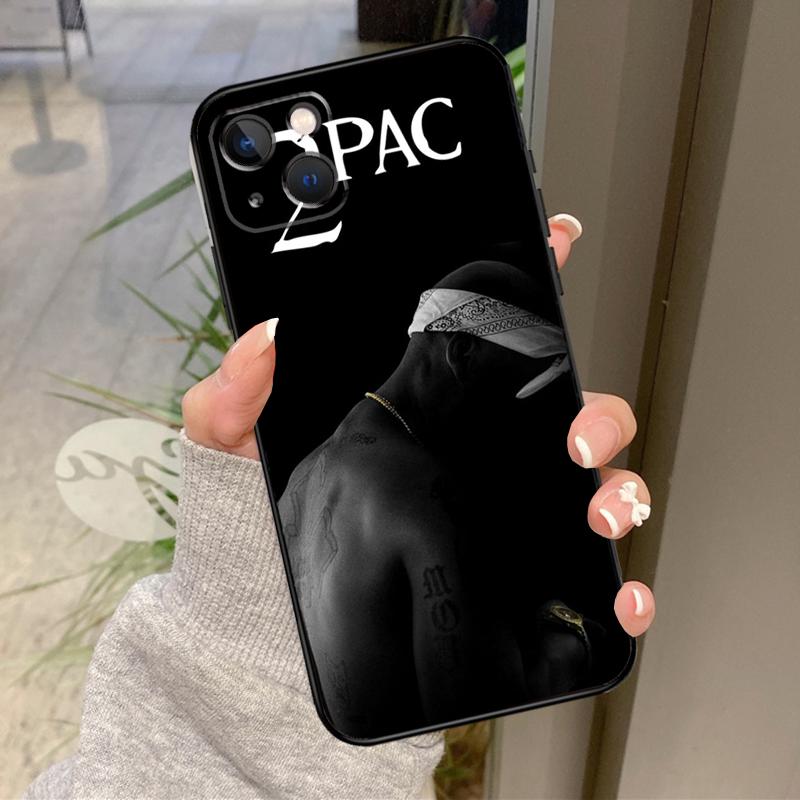 Рэпер 2pac Певец Тупак Чехол Для iPhone 16 Pro Max 15 14 12 11 13 17 Pro Max Plus 12 13 Mini 16e 17 Air Задняя крышка