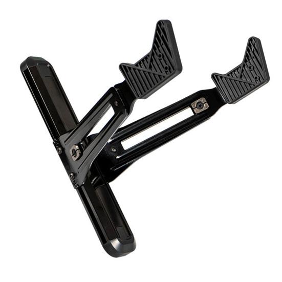 Настенное крепление для велосипеда, прочная металлическая горизонтальная вешалка для велосипеда, экономящая место, для дома, гаража, квартиры, горной дороги, настенная стойка для хранения велосипеда