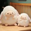 Stuffed Sheep Doll Full Filling Sleeping Accompany Elastic Cute Plush Sheep Cushion for Entertainment