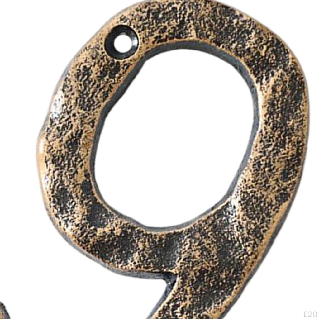 Номер дома, Чугун, Деревенский, Сделай сам, Почтовый ящик, Цифры, Номер адреса для двери, Для различных цифровых