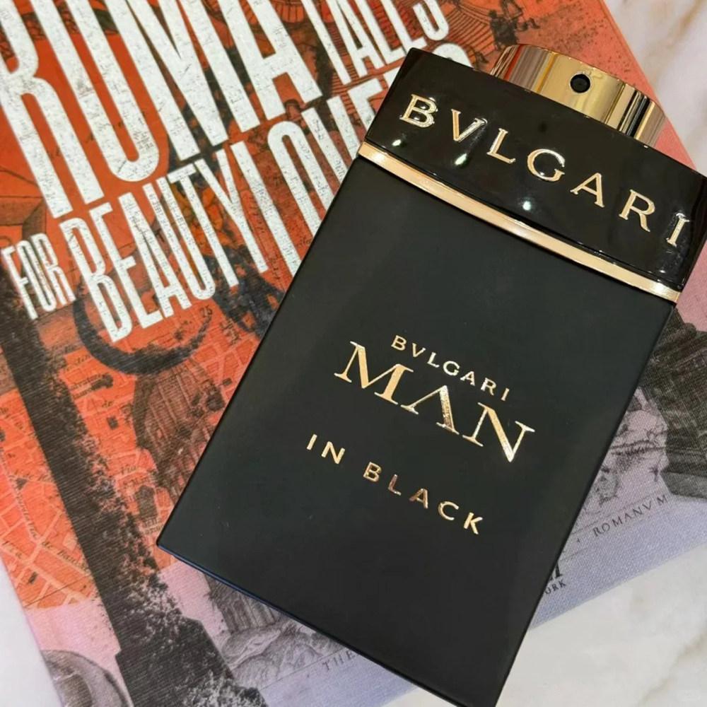 Bvlgari Man In Black Туалетная вода 100 мл, Пряный древесный парфюм для мужчин, Готов к подарку
