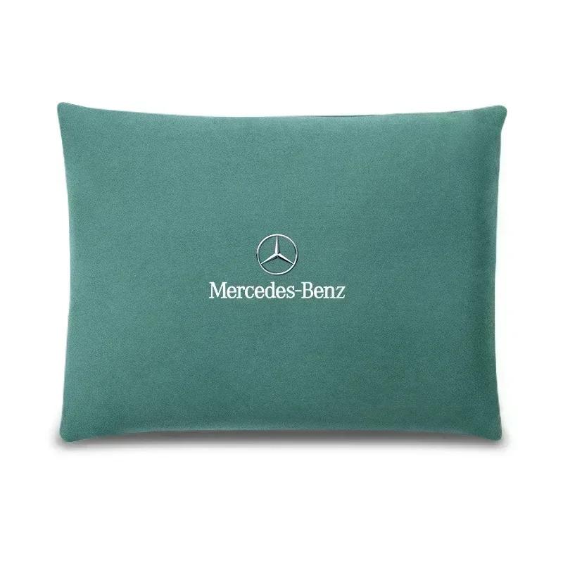 CQT1 High Quality Car Headrest Neck Support Seat Soft Lumbar Pillow For Mercedes Benz AMG W204 W205 W203 W211 W212 W213 W201 W210