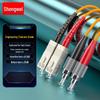 Shengwei Telecom Grade 62.5/125 Multimode Duplex LSZH Fiber Optic Patch Cord