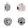 925 Sterling Silver Family Tree Mask Turtle Dangle Charm Beads Fit Original Fashion Bracelets  Bangle Women DIY Fashion Jewelry