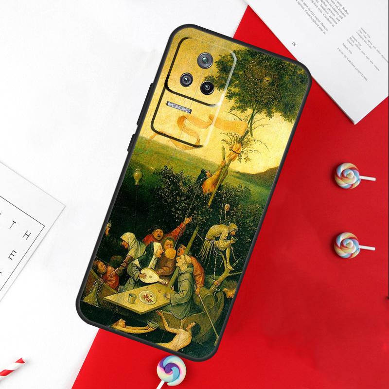 Художественная обложка Иеронима Босха для Xiaomi 14T 11T 12T 13T Pro 13 14 15 Ultra POCO X7 Pro X3 X5 X6 F5 F6 M6 Pro Чехол