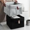 Storage Baskets for Shelves Collapsible Storage Bin Rectangular Organizer Bins with Handles Foldable Fabric Storage Box