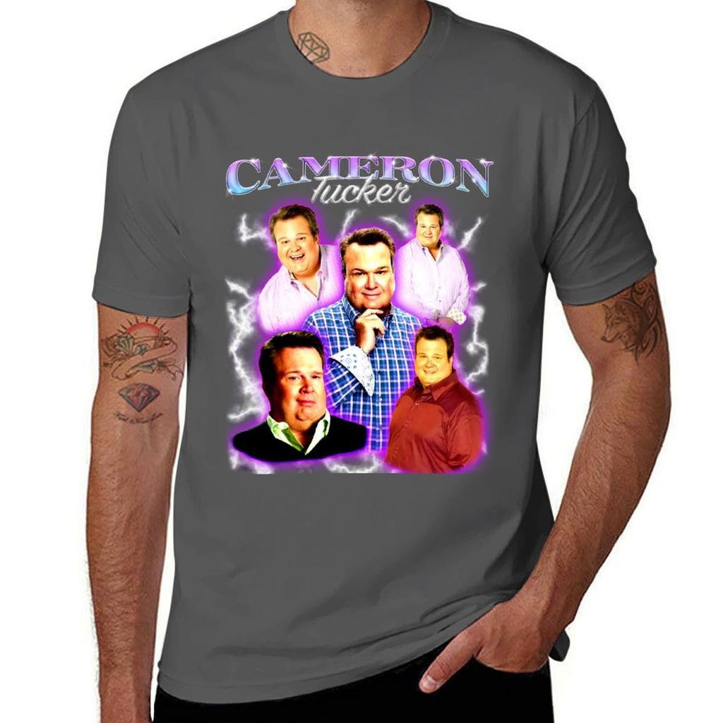 Tucker Cameron TShirt Soft Casual Short Sleeve Cotton Tee