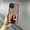 Чехол для телефона T-TINI M-Martina Stoessel Для Iphone 17 16 15 14 13 12 Pro Max Xr Air Plus Черный Жесткий Чехол с Ощущением Кожи