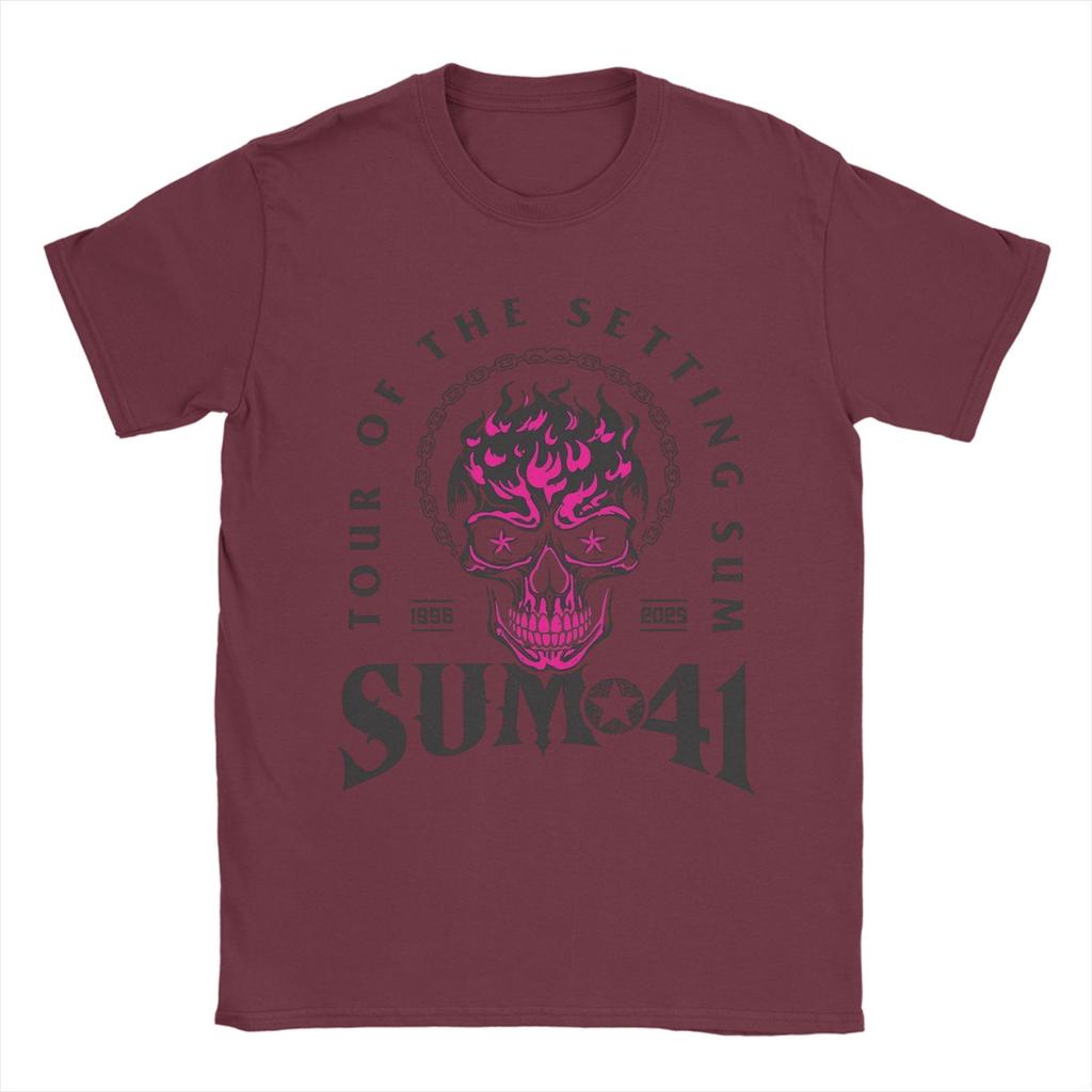 The Final Tour Sum 41 TShirt Unisex Funny Cotton Tee Shirt Round Collar Short Sleeve T Shirts Big Size Tops