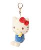 Sanrio Characters Mascot Charm Keychain [Bleu Bleuet] (Hello Kitty)