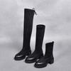 Women's Boots Thigh High Boots Knee High Boots Thick Bottom Leather Boots