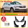 For Skoda Karoq 2018 2022 2023 Mud Flaps Mudguards Splash Guards Front Rear Wheels Fender Flare 4Pcs