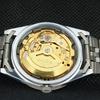 ОТРЕМОНТИРОВАННЫЕ ВИНТАЖНЫЕ ЯПОНСКИЕ МУЖСКИЕ АВТОМАТИЧЕСКИЕ ЧАСЫ SEIKO С ПРОЗРАЧНОЙ ЗАДНЕЙ КРЫШКОЙ a305118-9