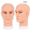 Bald Male Mannequin Head Realistic Facial Features Wig Display Head  Cosmetology Training