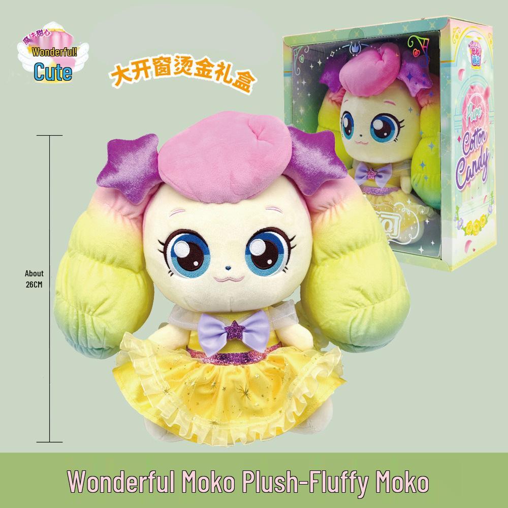 Очаровательная плюшевая кукла Моко на удачу для девочек и младенцев
