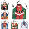 Polyester Waterproof Apron With Fun Cartoon Prints For Couples Cooking And Party Use