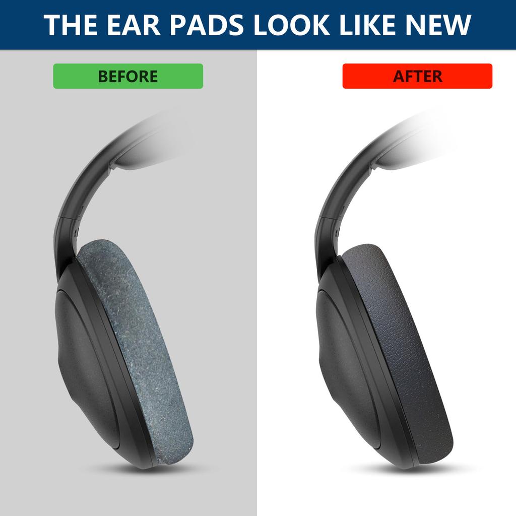 1 пара Амбушюр для гарнитуры Sennheiser HD620 S Игровые Запасные амбушюры из протеиновой кожи / Подушка для оголовья