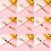 Bag Extension Chain Crossbody Heart-Shape Chain Strap Handbag Diy Hanging Buckle