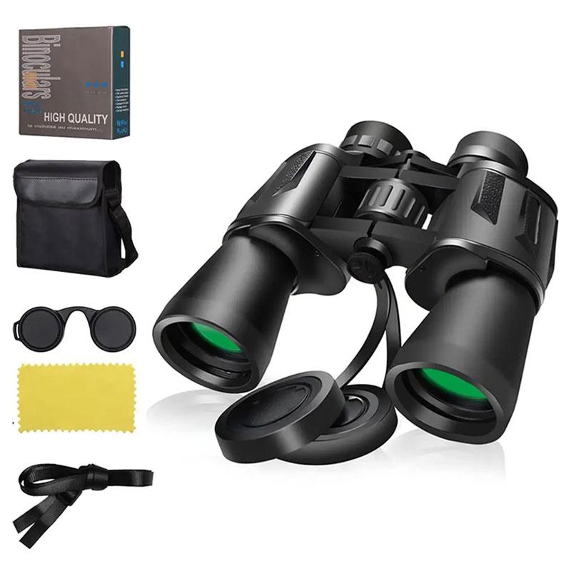 50000 м немецкий военный 20x50 зум Hd Bak4-prism мощный бинокль дальнего действия профессиональный телескоп низкого ночного видения для кемпинга