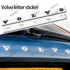 3D ABS Volvo Car Bonnet Letters Logo Badge Rear Trunk Emblem Sticker Accessories For CX40 CX60 CX90 V60 V40 S60 V70 XC70 B5 B6