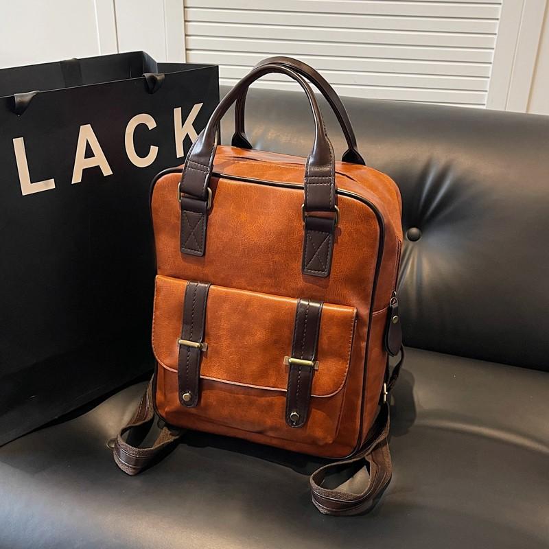 Японский модный однотонный повседневный рюкзак