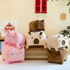 Plush Capybara Square Toy Cute Stuffed Animal Doll Cartoon Decoration Kids Gift