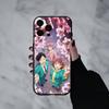 Молодежный манга чехол для телефона B-Blue Box для iPhone 17pro,16,15,14,13,12,11 Plus,Pro Max,XS,Мягкий силиконовый черный чехол