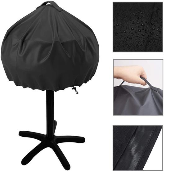 Oxford Cloth BBQ Grill Cover Dust Proof Sun-resistant Foldable Mini Electric Grill Cover