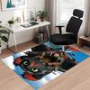 Dragon Printed Carpetrugfor Office Chair Living Room Bedroom Kitchen Room Decor Gifts
