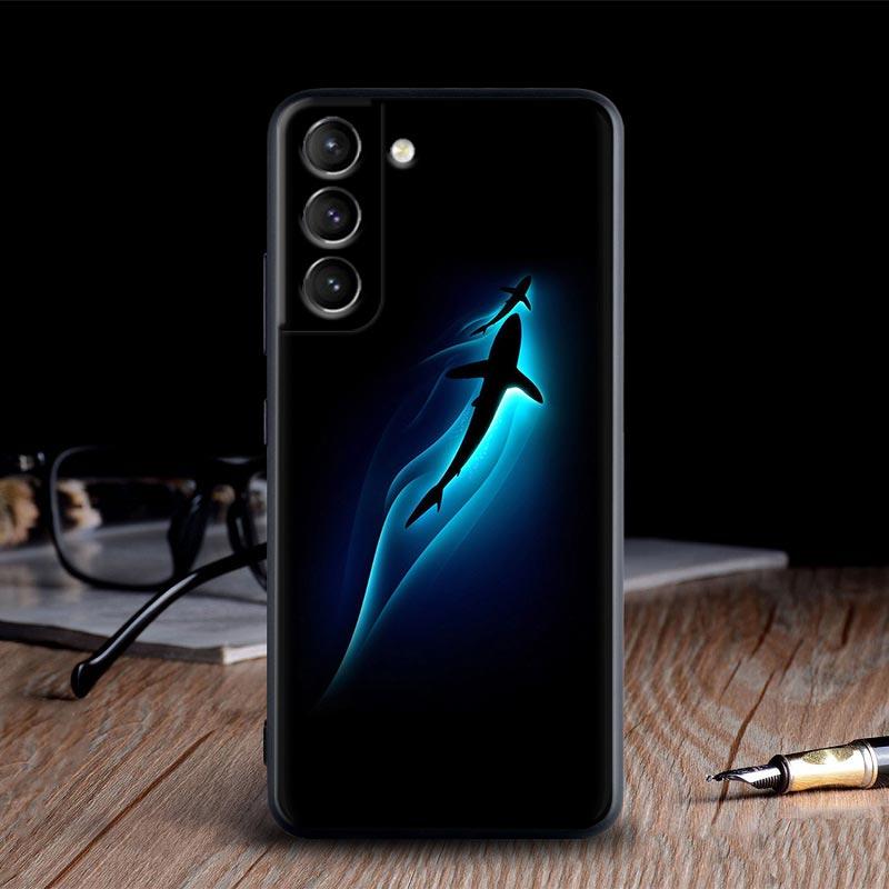 Чехол для Samsung Galaxy S24Ultra с изображением китовой акулы в океане Funda S24 5G S22 S23 Ultra S20 S21 FE S10 Plus Мягкие ТПУ чехлы для телефона