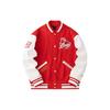 Lifestyle Series Good Things Happen Dragon Year Color Block Thickened Baseball Jacket Men Jacket Deep-Red 152418745N-1