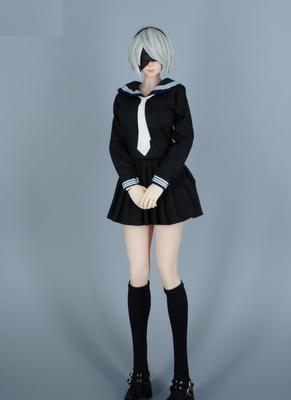 Игрушки и хобби [TOYBARJAPAN] Фигурка 1/6, совместимая с телом TBLeague, SAtoys SA011B Красивая Женская Мода Сексуальная Школьница JK
