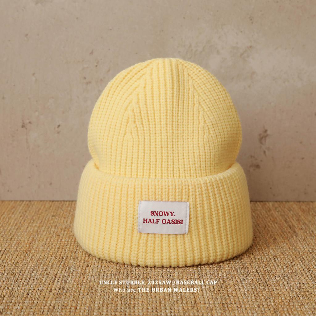 Thickened Warm Hats for Men and Women Korean Style Casual Versatile Ear Protection Woolen Hats Showing Faces for Young Couples Knitted Hats